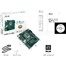 Материнская плата ASUS PRO H610M-C D4-CSM, LGA1700, B610, 2*DDR4, DP, D-Sub, HDMIx1, SATA3 + RAID, Audio, Gb LAN, USB 3.2*6, USB 2.0*6, COM port, mATX; 90MB1A30-M0EAYC