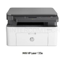 МФУ лазерное, HP Laser MFP 135a, (4ZB82A), (A4, принтер/сканер/копир, 1200dpi, 20ppm, 128Mb, USB)