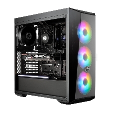 Корпус без блока питания Cooler Master MasterBox 5 Lite RGB, USB 3.0 x 2, 1xFan, 3x120mm ARGB Fan, Black, Splitter cable + Controller, ATX, w/o PSU