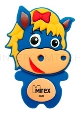 Флэш Диск 8GB Mirex Horse, USB 2.0, Синий