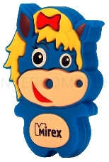 Флэш Диск 8GB Mirex Horse, USB 2.0, Синий