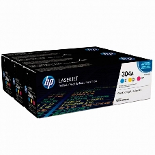 Тонер-картридж комплект HP CF372AM голубой/пурпурный/желтый для Color Laser Jet CP2025, CM2320mfp (3 х 2800)