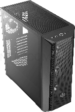 Корпус Cooler Master MasterBox 520 Mesh Blackout Edition U3.0x1,U3.1x1,sickle flow PWM fanx3,rear fanx1,Mesh front panel