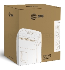 Шредер Cactus CS-SH-10-15-4X12 (секр.P-4)/фрагменты/10лист./15лтр./скрепки/скобы/пл.карты