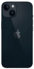 Смартфон Apple iPhone 14 A2884 128Gb 6Gb темн.ночь 3G 4G 6.1 1170x2532 iOS 16 12Mpix 802.11 a/b/g/n