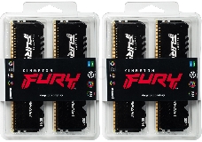 Память оперативная Kingston 64GB 3200MHz DDR4 CL16 DIMM (Kit of 4) 1Gx8 FURY Beast RGB