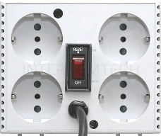 Стабилизатор напряжения Powercom TCA-3000 1500Вт 3000ВА белый
