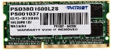 Память Patriot 8GB DDR3 1600MHz  SO-DIMM  (PC3-12800) PSD38G1600L2S