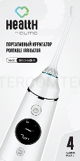 Портативный ирригатор полости рта Qumo Health Portable Irrigator P3 (QHI-3), белый, 260 мл., макс 890 кПа,  Li-ion 1400 мА-ч