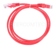 Кабель Патч-корд Lanmaster UTP TWT-45-45-0.5-RD вилка RJ-45-вилка RJ-45 кат.5е 0.5м красный ПВХ (уп.:1шт)