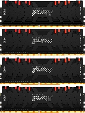 Память оперативная Kingston 32GB 3600MHz DDR4 CL16 DIMM (Kit of 4) FURY Renegade RGB