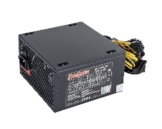 Блок питания 500W Exegate 500NPXE(+PFC), ATX, black, 12cm fan, 24p+4p, 6/8p PCI-E, 4*SATA,3*IDE, FDD + кабель 220V с защитой от выдергивания