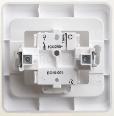 Выключатель 1-кл. СП Этюд 10А IP20 бел. SchE BC10-001B