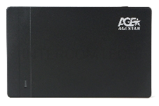 Внешний корпус USB 3.0 AgeStar 3UB2P3C (BLACK), безвинтовой, черный