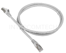 Кабель Patch cord Lanmaster TWT-45-45-5.0/S-GY 5м FTP Cat 5e Grey