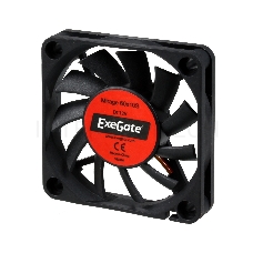 Вентилятор ExeGate EX253944RUS Mirage-S 60x60x10 подшипник скольжения, 3500 RPM, 26dB, 3pin