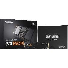 Накопитель SSD Samsung 2TB M.2 NVMe 970 EVO Plus (R3500/W3300Mb/s, V-NAND 3-bit MLC, Phoenix, PCIe, 2280) (MZ-V7S2T0BW)