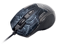 Мышь GMNG XM007 черный/красный оптическая (10000dpi) USB (7but)