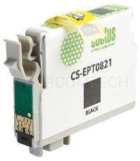 Картридж струйный Cactus CS-EPT0821 черный для Epson Stylus Photo R270/290/RX590 (11,4ml)