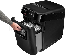 Шредер Fellowes AutoMax 130C (секр.P-3)/фрагменты/130лист./32лтр./пл.карты