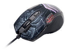 Мышь GMNG XM007 черный/красный оптическая (10000dpi) USB (7but)