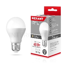 Лампа светодиодная Груша A60 9,5 Вт E27 903 лм 2700 K теплый свет REXANT