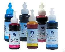 Чернила NV PRINT универсальные на водной основе для аппаратов Epson, комплект 6 цветов по 100 мл