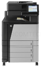 МФУ HP Color LaserJet Enterprise Flow M880z, цветной лазерный принтер/сканер/копир/факс A3+, 46 ppm, 1200dpi,1,5Gb,5trays100+4*500 ,Duplex,ADF200,Enc.HDD320Gb,PS,USB/GigEth/FIH/HI P,JetLink,LCD8i,KensLock,1y warr, замена CE664A CM6030, CE665A CM6030f, Q39