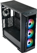 Cooler Master MasterBox 520 U3x1,U3.1type Cx1,Audio,ARGB fanx3,front TG panel