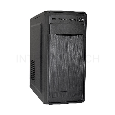 Корпус Miditower ExeGate XP-332 Black, ATX, <XP350, Black,120mm>, 2*USB, Audio