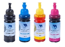 Чернила NV PRINT универсальные на водной основе для Сanon, Epson, НР, Lexmark, комплект 4 цвета