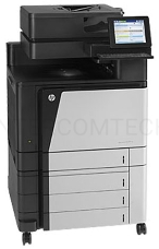 МФУ HP Color LaserJet Enterprise Flow M880z, цветной лазерный принтер/сканер/копир/факс A3+, 46 ppm, 1200dpi,1,5Gb,5trays100+4*500 ,Duplex,ADF200,Enc.HDD320Gb,PS,USB/GigEth/FIH/HI P,JetLink,LCD8i,KensLock,1y warr, замена CE664A CM6030, CE665A CM6030f, Q39