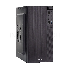 Корпус Minitower Exegate BAA-104U Black, mATX, <без БП>, 2*USB+1*USB3.0, Audio