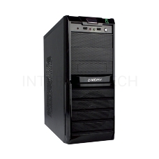 Корпус Exegate EX278395RUS Miditower Exegate XP-329S Black, ATX, <XP350, Black,120mm>, 2*USB, Audio