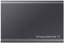 Твердотельный накопитель Samsung SSD 2TB T7, USB Type-C, R/W 1000/1050MB/s, Titanium