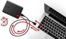 Внешний жесткий диск TOSHIBA Canvio Basics HDTB540EK3CA 4TB 2.5