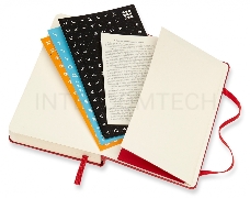 Ежедневник Moleskine CLASSIC DAILY POCKET 90x140мм 400стр. фиксирующая резинка красный