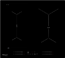 Встраиваемая индукционная панель Weissgauff HI 643 BY