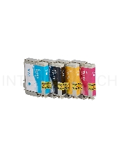 Набор струйных картриджей Sakura C13T10554A10 (T0735 BK/C/M/Y) для Epson, мультипак, 11,4 мл., 490 к.