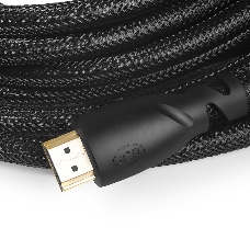 Кабель Greenconnect 1.8m HDMI версия, 2.0 HDR 4:2:2, Ultra HD, 4K 60 fps 60Hz/5K*30Hz, 3D, AUDIO, 18.0 Гбит/с, 28/28 AWG, OD7.3mm, тройной экран, черный нейлон, GCR-HM811-1.8m