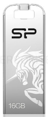 Флеш Диск Silicon Power 16Gb Touch T03 SP016GBUF2T03V1F USB2.0 серебристый