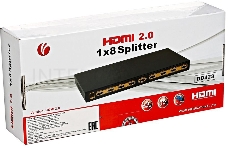 Разветвитель HDMI Spliitter 1=>8  2.0v, VCOM <DD428>