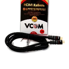 Кабель HDMI 19M/M ver. 2.0 черные коннекторы, 1.8m VCOM <CG526S-B-1.8M> Blister Кабель HDMI 19M/M ver. 2.0 черные коннекторы, 1.8m VCOM <CG526S-B-1.8M> Blister