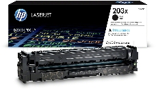 Тонер-картридж HP CF540X (HP 203X) чёрный для HP LaserJet M254/M280/M281 3200 страниц.