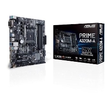 Материнская плата Asus PRIME A320M-A Soc-AM4 AMD A320 4xDDR4 mATX AC`97 8ch(7.1) GbLAN RAID+VGA+DVI+HDMI