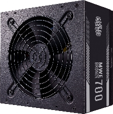 Блок питания Cooler Master MWE Bronze, 700W, ATX, 120mm, 8xSATA, 4xPCI-E(6+2), APFC, 80+ Bronze MPE-7001-ACAAB-EU