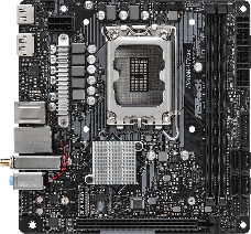 Материнская плата Asrock H610M-ITX/AC Soc-1700 Intel H610 2xDDR4 mini-ITX AC`97 8ch(7.1) GbLAN RAID+VGA+HDMI+DP