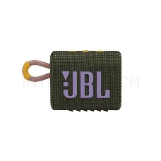 Динамик JBL GO 3 Портативная акустика, зеленый