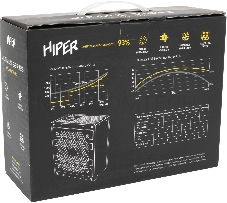 Блок питания Hiper ATX 700W HPB-700FMK2 80+ gold (24+4+4pin) APFC 120mm fan 6xSATA Cab Manag RTL