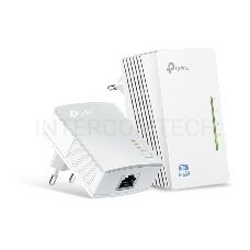 Комплект адаптеров TP-Link TL-WPA4220 KIT, AV600 Powerline с Wi-Fi N300, TL-WPA4220 (1 шт.) + TL-PA4010 (1 шт.)